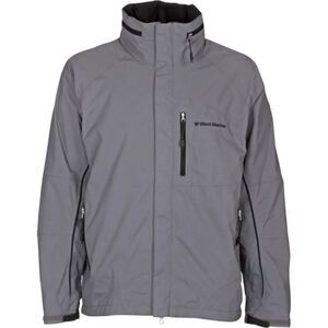West Marine Men’s Gray Hooded Boating Sailing Windbreaker Storm Jacket Size XXL